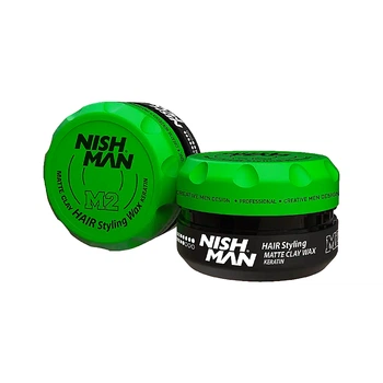Матовая глина для укладки волос Nishman Matte Clay М2 (30 мл)