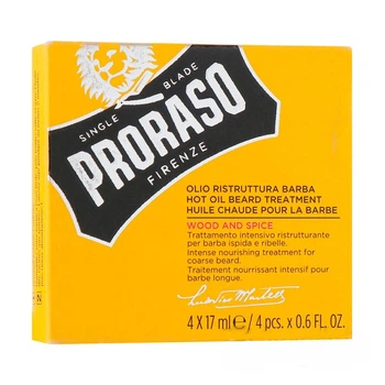 Горячее масло для бороды Proraso Hot Oil Beard Treatment 4x17 мл 4 х 17 мл