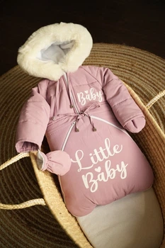 Зимний детский комбинезон-трансформер 3в1 Alisa на овчине "Little Baby" от 0 до 18 месяцев Рост 56-86 (DS1021)