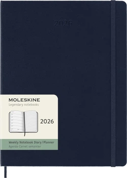 Еженедельник Moleskine 2026 19 х 25 см 144 страницы Сапфир (8056999275235)
