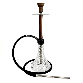 Кальян Aroma Hookah X-Ray Wood Brown Craft Crystal Clear