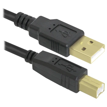 Кабель USB AM-BM, 1.8 м, черный, 04-06PRO Defender