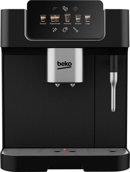 Кавомашина Beko 2.0л, зерно+молоко, ручний капучинатор, авторецептів - 5, чорний ceg7302b
