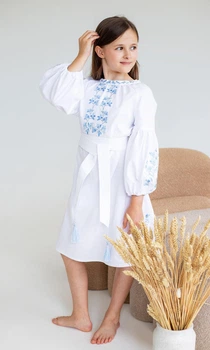 Дитяча сукня-вишиванка vishivano4ka 829-3 110 біла