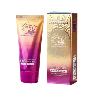 Сонцезахисний крем з високим захистом SPF 50+ та з рослинними екстрактами Hanweini 40 г (163)