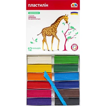 Пластилін "Захоплення" 12 кольорів