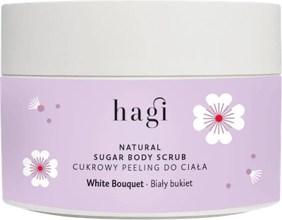 Peeling do ciała Hagi Biały Bukiet cukrowy 200 g (5907296734310)
