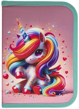 Пенал Class Cute Unicorn 1 отделение 1 отворот пустой (25101C) (8591662251012)