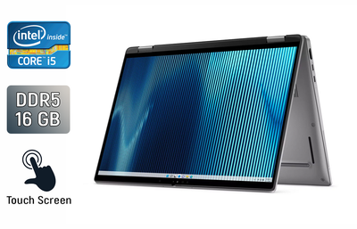 Ноутбук-трансформер Б-класс Dell Latitude 7440 / 14" (1920x1080) IPS Touch / Intel Core i5-1345U (10 (12) ядер по 3.5 - 4.7 GHz) / 16 GB DDR5 / 512 GB SSD / Intel Iris Xe Graphics / WebCam / Windows 11 б/у