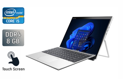 Ноутбук-трансформер HP Elite x2 G8 / 13" (3000x2000) IPS Touch / Intel Core i5-1135G7 (4 (8) ядра по 4.2 GHz) / 8 GB DDR4 / 512 GB SSD / Intel Iris Xe Graphics / WebCam / TouchID б/у