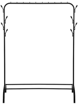 Wieszak na ubrania Springos HA7456 czarny 146 x 110 x 40 cm (5907719473031)