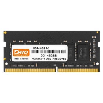 Оперативная память Dato SO-DIMM 16 ГБ DDR4 3200 МГц CL22 Черный (DT16G4DSDND32)