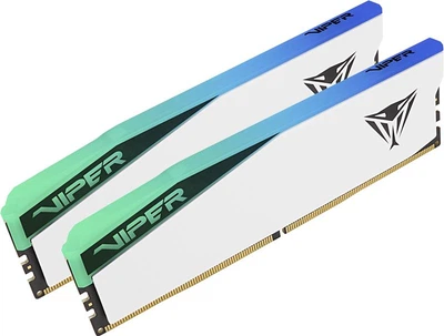 Оперативна пам'ять з підсвічуванням Patriot Viper Elite 5 RGB PVER532G70C38KW 32 ГБ (2x16 ГБ) DDR5 7000 МГц CL38 DIMM Білий (PVER532G70C38KW)
