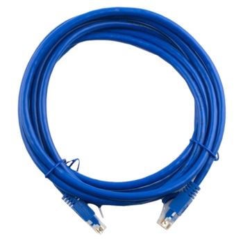 Патч-корд литой неекранированный 2м EServer UTP RJ45 кат. 5e PVC Синий