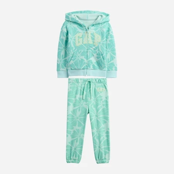 Детский спортивный костюм (толстовка + штаны) для девочек Gap 339058302 104 см Зеленый (1159839291)