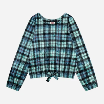 Подростковая блузка для девочки Levis 581830293 146-152 см Зеленая (1159839786)