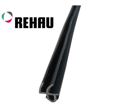 Уплотнительная резина притвора REHAU для металлопластиковых окон и дверей черная 864952
