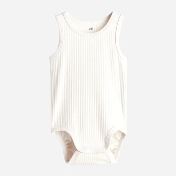 Детское боди-майка для новорожденных H&M 1145130002c29 56 см Белое (KC1000000051665)