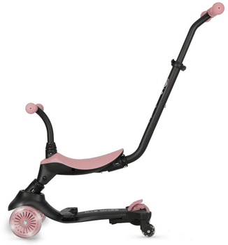 Самокат дитячий Qplay Sema Evo 3 в 1 Coral Pink (6310) (5061047482049)