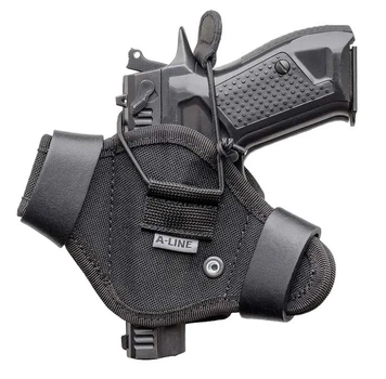 Кобура A-Line С92 поясная быстросъёмная для скрытого ношения Cordura 1000 кожа black