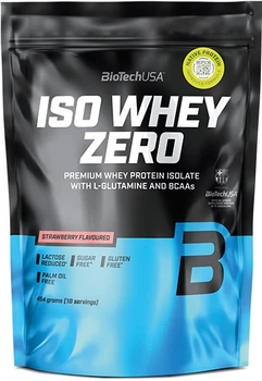 Сироватковий ізолят протеїну BiotechUSA Iso Whey Zero порошок 454 г Strawberry (5999076264049)