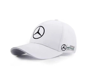 Кепка F1 MERCEDES AMG Cap ПЕТРОНА МОТОРС Бейсик Мерседес Формула 1 на Лето - Белая