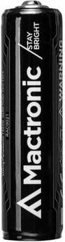 Аккумулятор Mactronic 18650 Li-ion 3200 mAh для тактических фонарей до 15A зарядка 5 часов