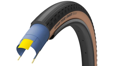 Покрышка 700x35 (35-622) GoodYear County Ultimate Tubeless Complete Folding Blk/Tan, 120tpi