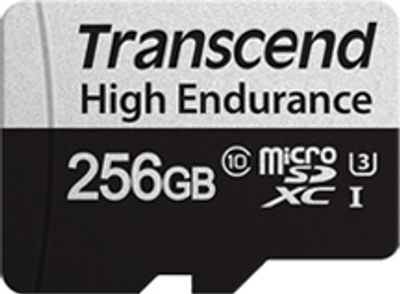 Карта памяти Transcend microSDXC 350V 256GB UHS-I U3 V10 (TS256GUSD350V)