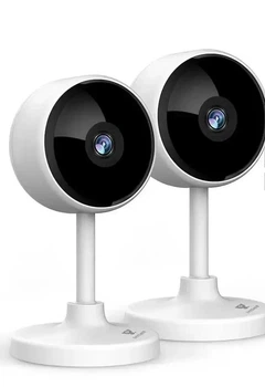 Комплект из 2 IP-камер Crzwok LF-C1T Wi-Fi 2 Мп Внутренние С Ночным Видением - Б/В