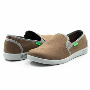Слипоны мужские Jo Hemp Runner 42 Коричневый из конопли