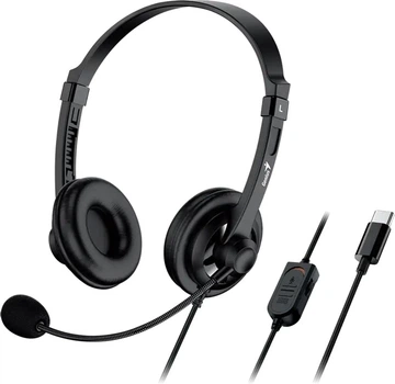 Навушники Genius HS-230U USB-C Black (31710021405)