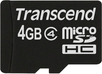 Karta pamięci Transcend microSDHC 4GB Class 4 (TS4GUSDC4)