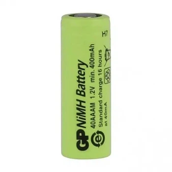 Аккумулятор GP NiMH 2/3AAA 1.2V 400mAh 40AAAM цилиндрический без защиты – для телефонов, пультов, игрушек