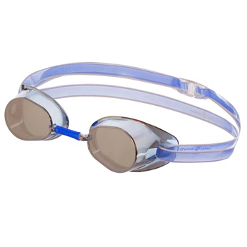 Окуляри для плавання стартові дзеркальні лінзи RACER SW MIRROR M045502 Блакитний
