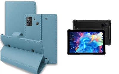 Книга-трансформер Armor для планшета DOOGEE R08, цвет Blue