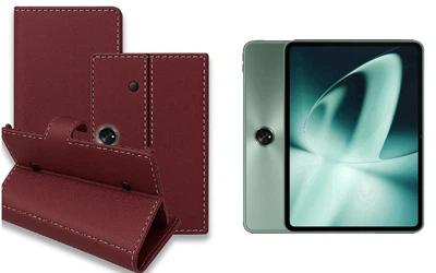 Книга-трансформер Armor для планшета OnePlus Pad, Pad 2, Pad Go, Pad Pro, цвет Bordo