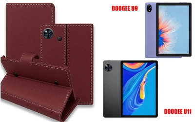 Книга-трансформер Armor для планшета DOOGEE U9, DOOGEE U11, цвет Bordo
