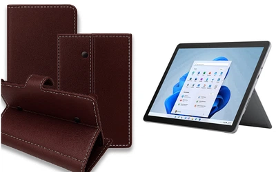 Книга-трансформер Armor для планшета Microsoft Surface Go, Go 2, Go 3, цвет Wine-Red