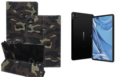 Книга-трансформер Armor для планшета DOOGEE T20 Ultra, цвет Xaki TM