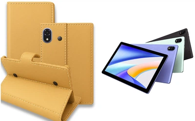 Книга-трансформер Armor для планшета DOOGEE Tab U10, U10 Pro, цвет Gold