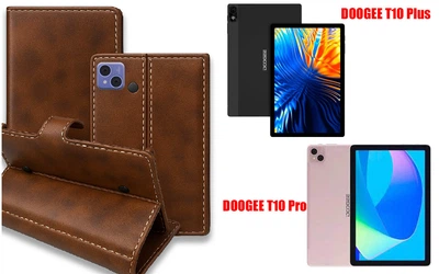 Книга-трансформер Armor для планшета DOOGEE T10 Plus, T10 Pro, цвет Yantar