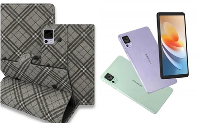Книга-трансформер Armor для планшета DOOGEE T20 Mini, T20 Mini Pro, цвет Kletka