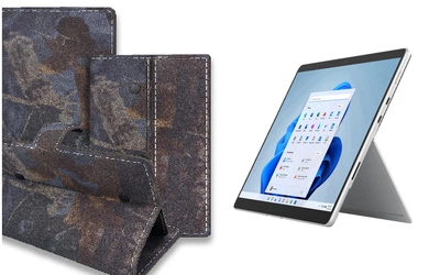 Книга-трансформер Armor для планшета Microsoft Surface Pro 8, Pro 9, цвет Hrab