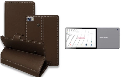 Книга-трансформер Armor для планшета Thomson TEOX10 LTE, цвет TM brown