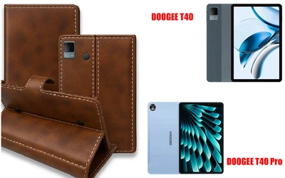 Книга-трансформер Armor для планшета DOOGEE T40, DOOGEE T40 Pro, цвет Yantar