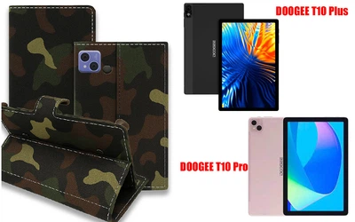 Книга-трансформер Armor для планшета DOOGEE T10 Plus, T10 Pro, цвет Khaki tm