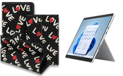 Книга-трансформер Armor для планшета Microsoft Surface Pro 8, Pro 9, цвет Love