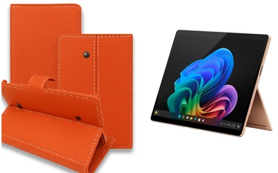 Книга-трансформер Armor для планшета Microsoft Surface Pro 10, Pro 11, Pro 11 X Elite, цвет Orange