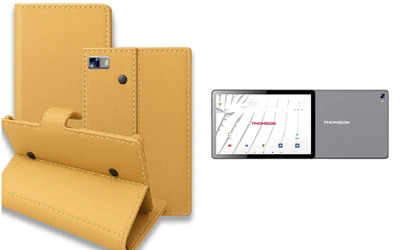 Книга-трансформер Armor для планшета Thomson TEOX10 LTE, цвет Gold